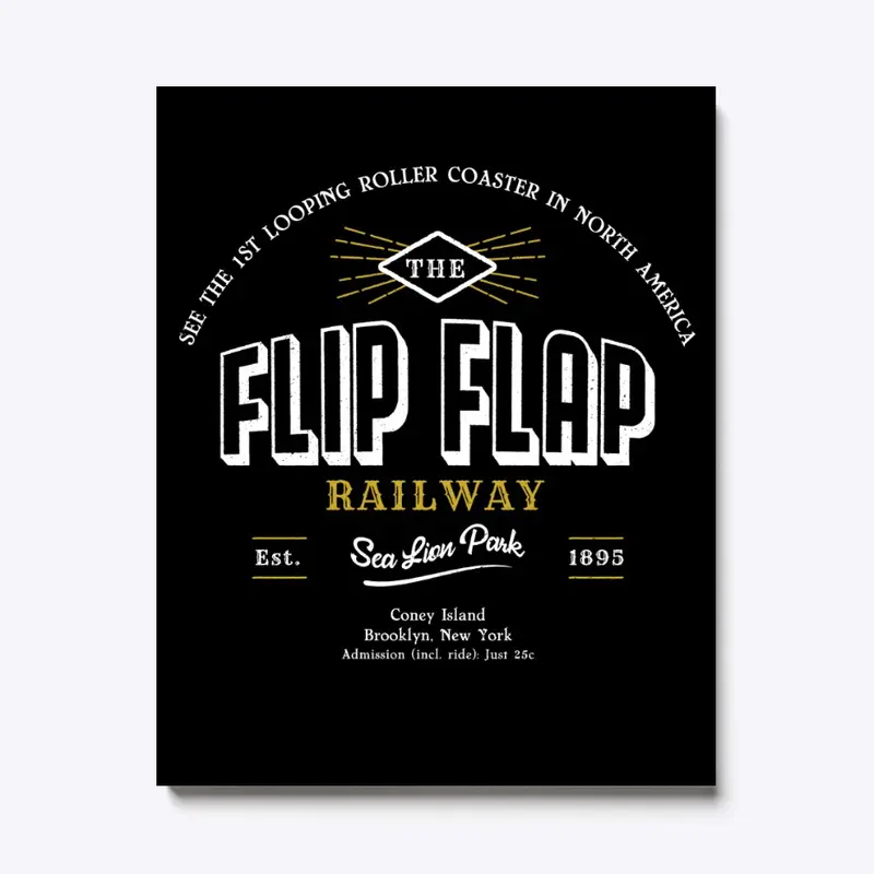 Flip Flap Railway 1895 Vintage Logo