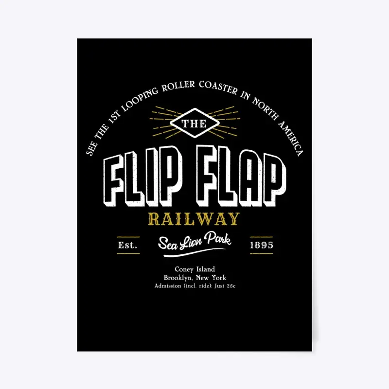 Flip Flap Railway 1895 Vintage Logo