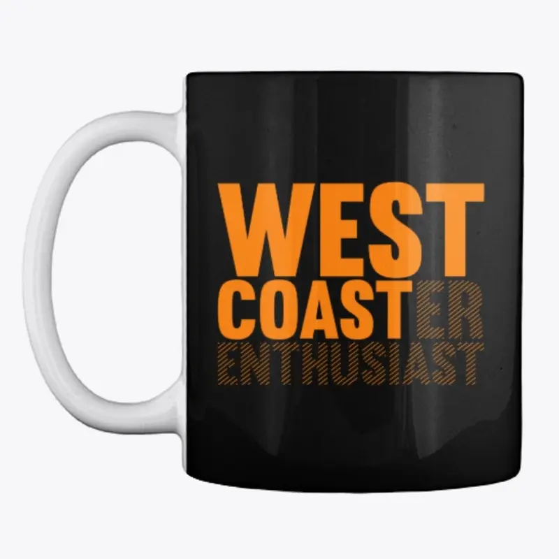 West Coaster Enthusiast - Orange Print