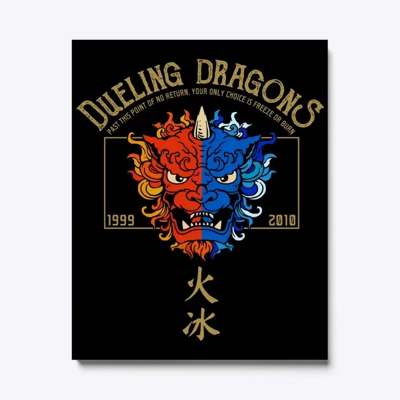 Dueling Dragons Fire And Ice Tribute