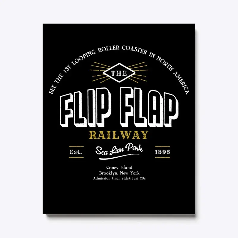 Flip Flap Railway 1895 Vintage Logo