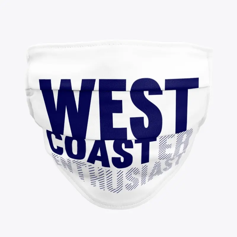 West Coaster Enthusiast  Navy Blue Print