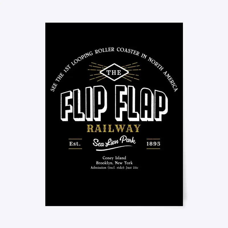 Flip Flap Railway 1895 Vintage Logo